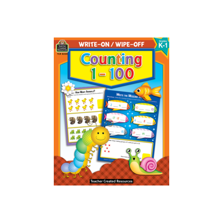 Count Write Book Write-On/Wipe-Off Book: Counting 1-100 Teacher Created Resources TC...