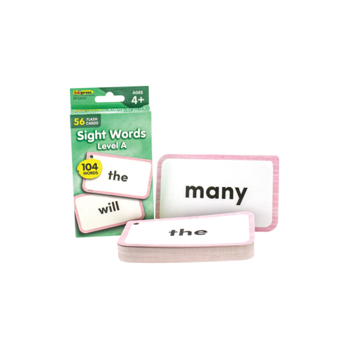 Sight Words Flash Cards - Level A Teacher Created Resources TCR-62037