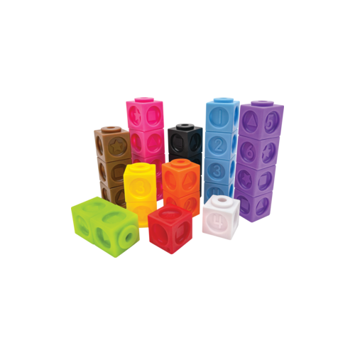 Numbers and Shapes Connecting Cubes Teacher Created Resources TCR-2...