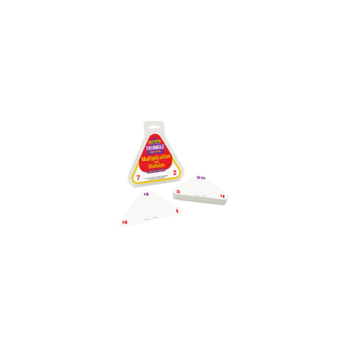 Multiplication and Division Triangle Flash Cards Teacher Created Re...